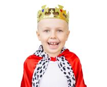 Zlatá královská koruna - 61 cm - Sety a části kostýmů pro dospělé