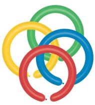 Balónek modelovací GEMAR úzké - barevný mix - 100 ks - Modelovací