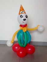 DEKORACE z balónků KLAUN - šašek - Paruky dospělí