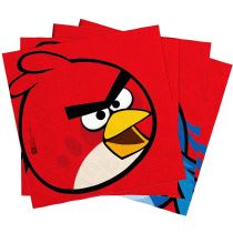 UBROUSKY 33x33cm - ANGRY BIRDS  třívrstvé - Angry Birds licence