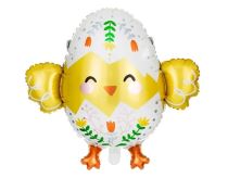 Foliový balónek kuřátko - kuře - Velikonoce - farma - 57 cm - Čelenky, věnce, spony, šperky