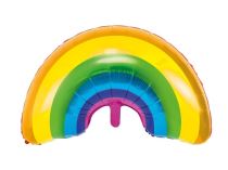 Balón foliový  Rainbow - Duha 76 cm - Donut párty
