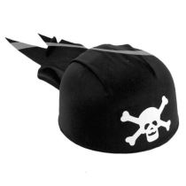 Klobouk dětský pirátský s lebkou - černý - Klobouky, helmy, čepice
