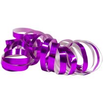 SERPENTÝNY METALICKÉ fialové/purpurové - délka 4m - 2 kusy - Serpentýny