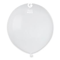 Balónek latexový 48 cm – Pastelový bílý, 1 KS