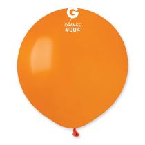 Balónek latexový 48 cm – Pastelový oranžový - 1 KS - Latex