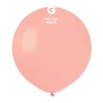 Balónek latexový 48 cm – Pastelový baby růžová 1 KS - Rozlučka se svobodou