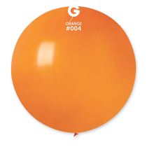 Balón latex 80 cm - oranžový 1 ks - Velikonoce