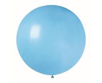 Balón latex 80 cm - Pastelový baby modrý 1 KS - Latex