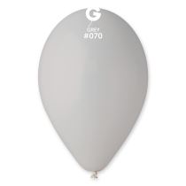 Balónky 100 ks ŠEDÉ 26 cm pastelové - Latex