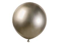 Balónek chromovaný 48 cm – lesklý prosecco - 1 ks - Papírové