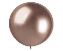 Balónek chromovaný 80 cm - lesklý růžovozlatý ( rosegold) - 1 ks