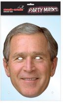 George Bush - maska celebrit - prezident - Karnevalové masky, škrabošky