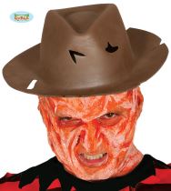 Klobouk Freddy Krueger -  Noční můra v Elm Street - Halloween - Paruky dospělí