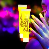 Make-up neon žlutý - HALLOWEEN - 20 ml - Neonová párty - 80.léta