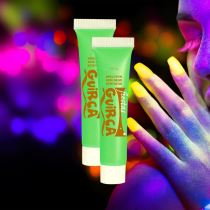 Make-up neon zelený - HALLOWEEN - 20 ml - Neonová párty - 80.léta