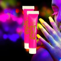 Make-up neon růžový - HALLOWEEN - 20 ml - Masky, škrabošky
