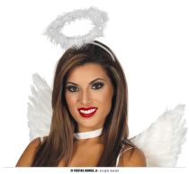 Čelenka svatozář anděl - Vánoce - Křídla, rohy, ocasy