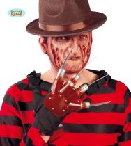 Rukavice Freddy Krueger - Noční můra v Elm street - Halloween - Karnevalové doplňky