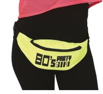 Retro ledvinka žlutá - neon - 80.léta - disco - Punčocháče, rukavice, kabelky
