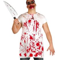 Krvavá zástěra - krev - Halloween - Halloween doplňky