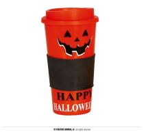 Plastový kelímek - Dýně - pumpkin - Halloween - 270 ml - 17 cm - Halloween doplňky