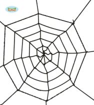 Černá pavučina - Halloween 60 cm - Čelenky, věnce, spony, šperky