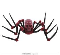 Dekorace pavouk s lebkou - pohyblivá se zvukem a světlem - Halloween - Halloween dekorace