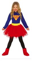 DĚTSKÝ KOSTÝM SUPERHRDINKA - Superhero, vel. 3-4 roky - Kostýmy pro holky