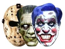 Hororová maska set 1 - Halloween - Masky, škrabošky