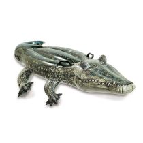 Nafukovací krokodýl s úchyty - aligátor - 170 X 86 cm - Nafukovací hračky do vody