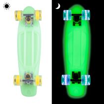 Svítící penny board WORKER Lumy 22" Barva zelená - Skateboardy a longboardy