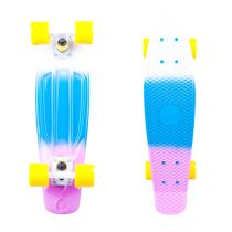 Penny board WORKER Sunbow 22" Barva fialovo-modro-bílá - Skateboardy a longboardy