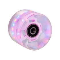 Svítící kolečko na penny board 60*45 mm vč. ložisek ABEC 7 Barva růžová - Insportline