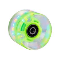 Svítící kolečko na penny board 60*45 mm vč. ložisek ABEC 7 Barva zelená - Insportline
