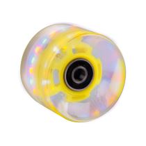 Svítící kolečko na penny board 60*45 mm vč. ložisek ABEC 7 Barva žlutá - Insportline