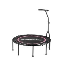 Bezpružinová jumping fitness trampolína inSPORTline Cordy 114 cm Barva růžová - Trampolíny
