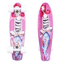 Penny board ArtFish Girl 22" Barva bílá - Skateboardy a longboardy
