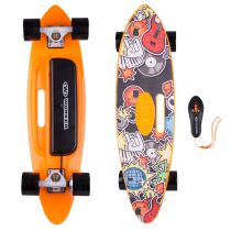 Elektrický longboard WORKER Smuthrider Barva černo-oranžová - Elektrické skateboardy a longboardy