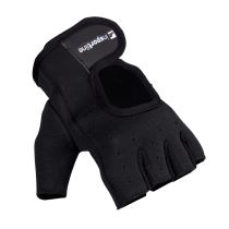 Neoprenové fitness rukavice inSPORTline Aktenvero Barva černá, Velikost 3XL - Fitness rukavice