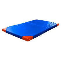 Gymnastická žíněnka inSPORTline Roshar T110 200x120x5 cm Barva modrá - Podložky na cvičení