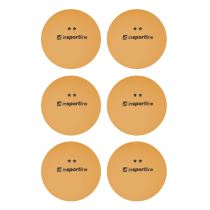 Pingpongové míčky inSPORTline Elisenda S2 6ks Barva oranžová - Pingpongové míčky