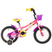 Dětské kolo DHS Daisy 1402 14" 7.0 Barva Pink, Velikost rámu 7" (95-110 cm) - Dětská kola