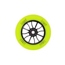Kolečka LMT S Wheel 110 mm s ABEC 9 ložisky Barva černo-zelená - Kolečka pro koloběžky