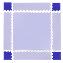 Rohy pro podložku Simple 4ks modré - Zátěžové podložky