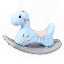 Houpací kůň inSPORTline Rockino Barva modrá - Venkovní hračky