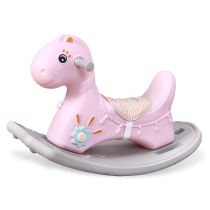 Houpací kůň inSPORTline Rockino Barva růžová - Venkovní hračky