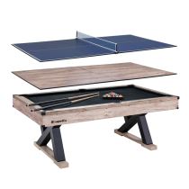 Billiardový stůl 3v1 inSPORTline Residento Barva světlé dřevo - Hrací stoly