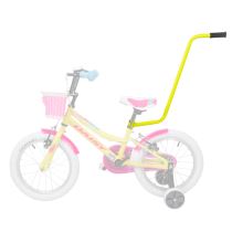 Vodící tlačná tyč na dětské kolo inSPORTline Pushino Barva Green - Cyklo doplňky