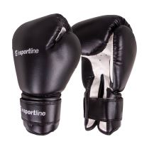 Boxerské rukavice inSPORTline Metrojack Barva černo-bílá, Velikost 4oz - Boxerské rukavice